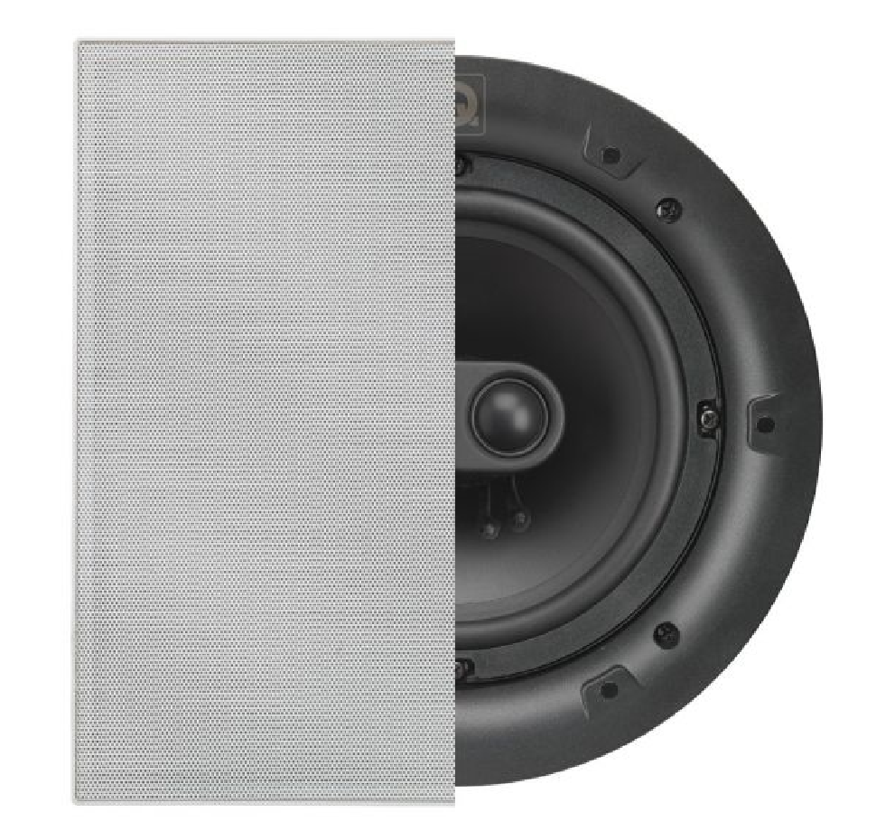 QI65C ST Stereo Speaker, In-Ceiling, Square Grille