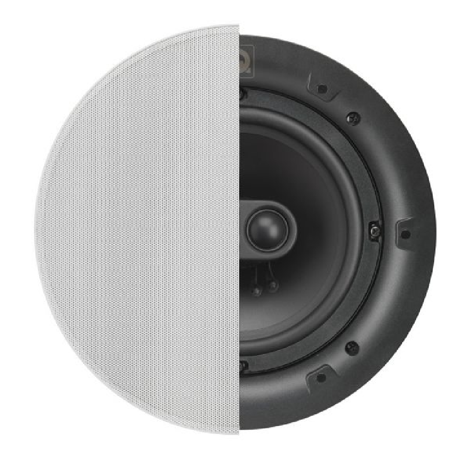 QI65C ST Stereo Speaker, In-Ceiling, Circular Grille